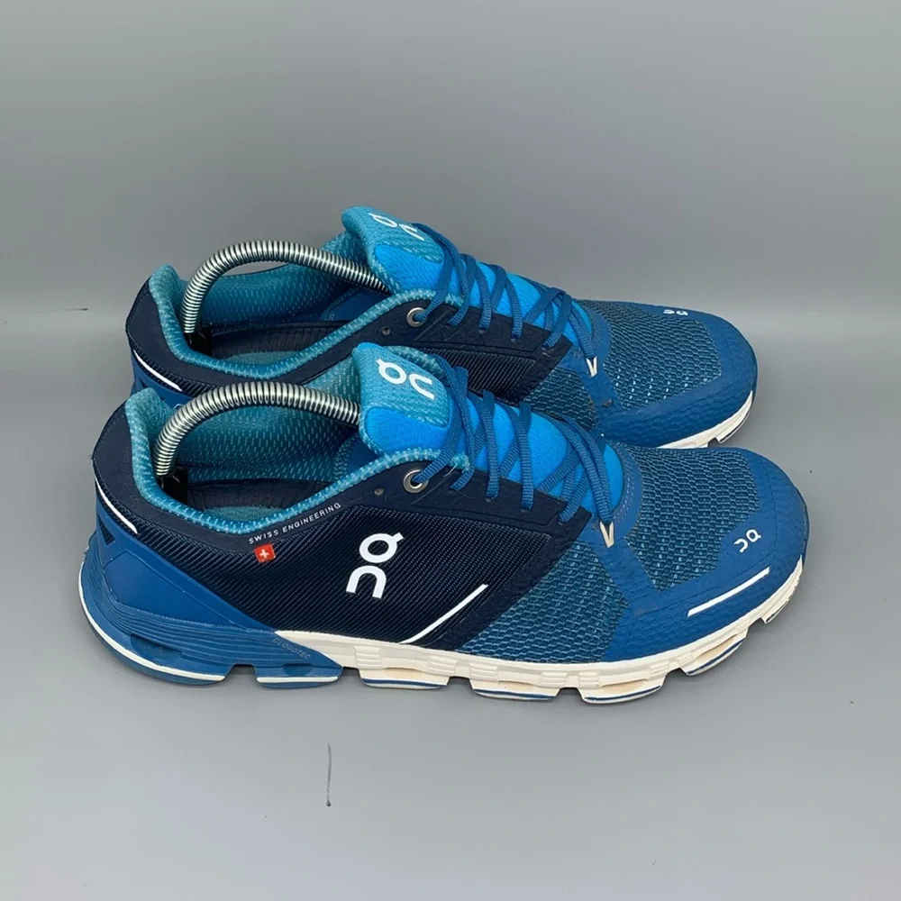 On Cloudflyer Blue Running Shoes Men's Sz 9.5